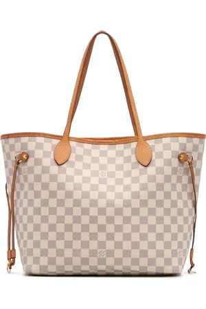 LOUIS VUITTON 2018 Damier Azur Neverfull MM tote bag