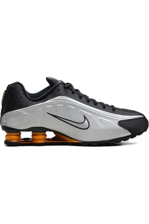 Nike Shox R4 "Black/Vast Grey/Bright Mandarin/Metallic " sneakers