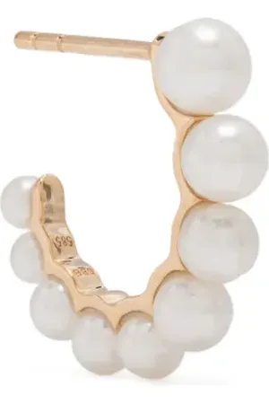SOPHIE BILLE BRAHE 14K yellow gold Petit Boucle de Perle earring
