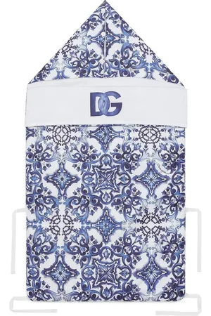 Dolce & Gabbana Majolica-print sleeping bag