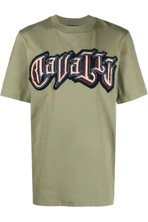 Roberto Cavalli Logo print cotton T-shirt
