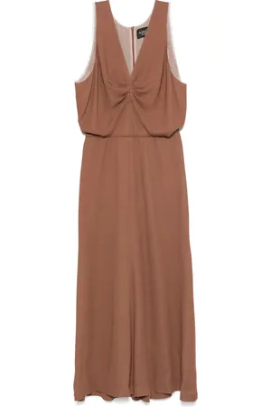 AMG V-neck midi dress