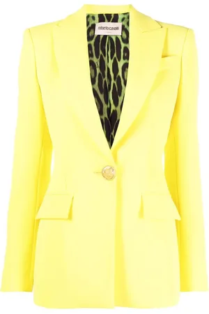 Roberto Cavalli Contrast-lining tailored blazer