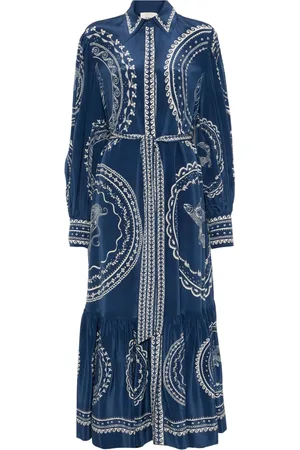 ALÉMAIS Ocean midi dress