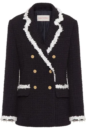 VALENTINO GARAVANI Embroidered tweed blazer