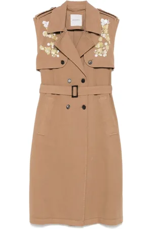 Ermanno Firenze Twill-weave midi dress