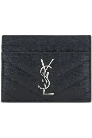 Saint Laurent Cassandre matelass?? card holder