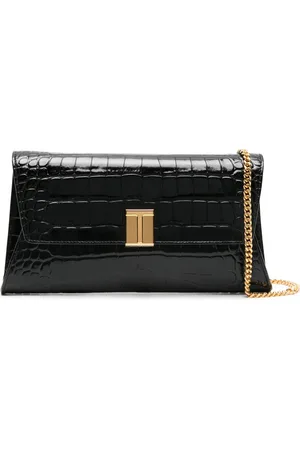 Tom Ford Nobile crocodile-embossed clutch bag