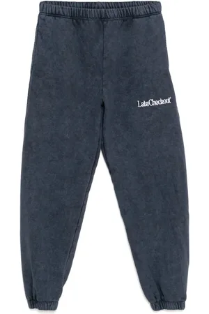 Stain Shade Embroidered track pants
