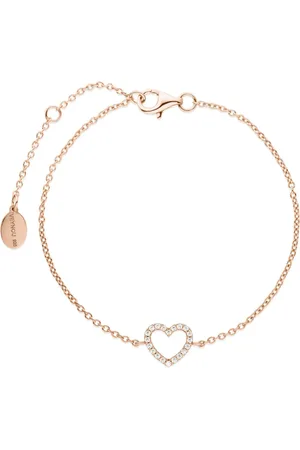 VEYNOU 14kt rose gold Heart diamond bracelet