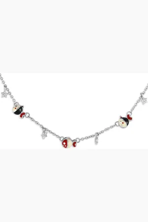 Aaron Basha 18K white gold diamond necklace