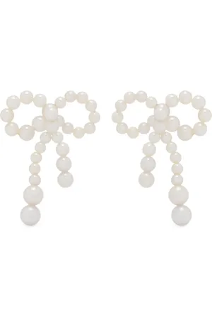 SOPHIE BILLE BRAHE 14K yellow gold Rosette de Perles earrings