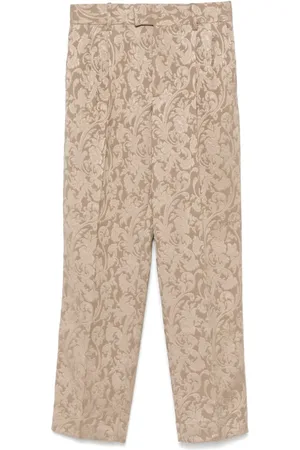 Drôle de Monsieur Golfeur jacquard trousers