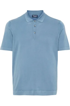 DRUMOHR Fine-knit cotton polo shirt
