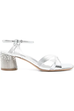 Casadei 55mm crystal-embellished sandals