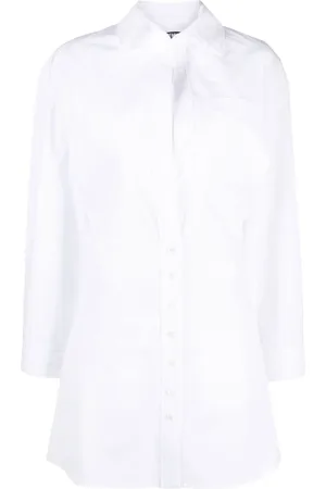 Jacquemus La Robe Baunhilha layered shirt dress