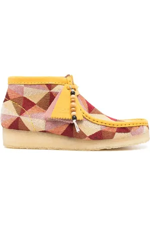 Clarks Geometric-jacquard Wallabee boots