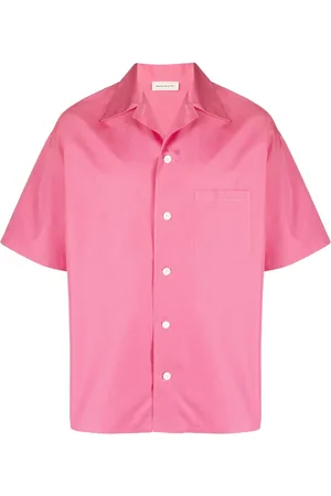 Alexander McQueen Rear logo-print short-sleeved shirt