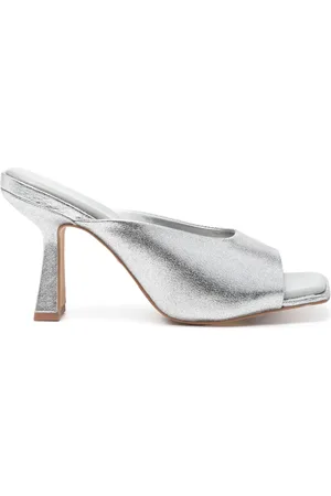 CARRANO 95mm metallic mules