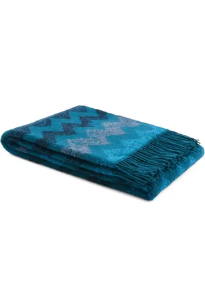 Missoni Gessetti zigzag-patterned throw