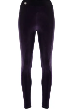 Philipp Plein Basic velvet leggings
