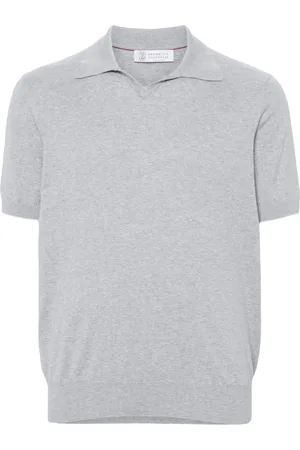 Brunello Cucinelli Fine-knit polo shirt