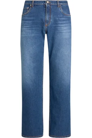 Etro Pegaso-embroidered jeans