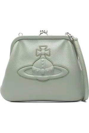 Vivienne Westwood Orb-embossed leather clutch bag