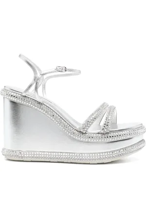 Casadei 110mm crystal-embellished sandals