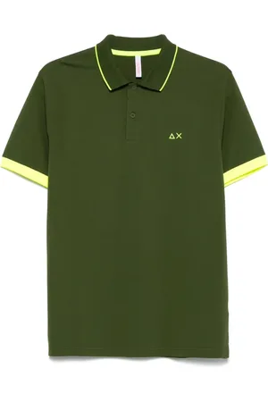 sun68 Logo-embroidered polo shirt
