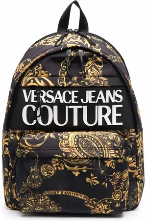VERSACE Baroque-print zipped backpack