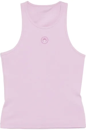 Marine Serre Moon-logo tank top