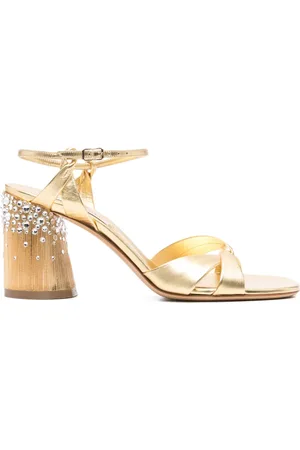 Casadei 80mm crystal-embellished sandals