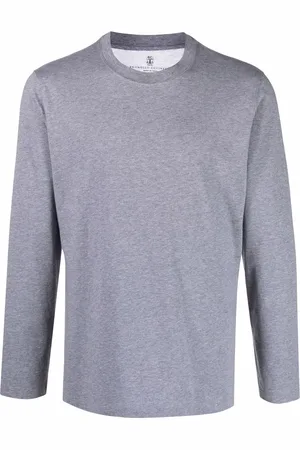 Brunello Cucinelli Long-sleeve cotton top