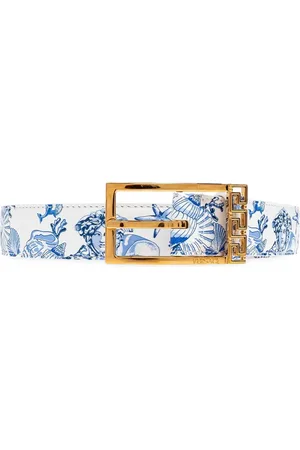 VERSACE Coral Theatre-print belt