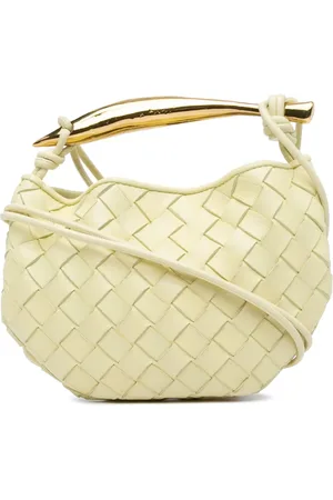 Bottega Veneta 2021-2024 Baby Lambskin Intrecciato Sardine Bag satchel
