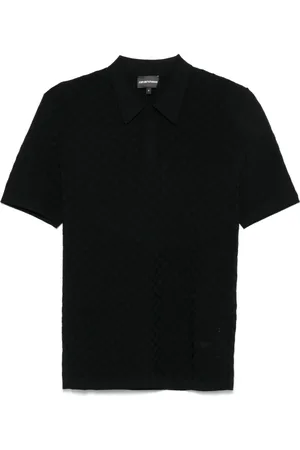 Emporio Armani Jacquard polo shirt
