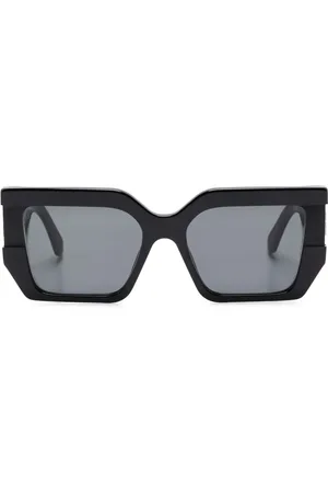 OFF-WHITE Logo-plaque sunglasses