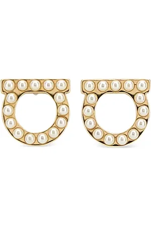 Salvatore Ferragamo Metal Gancini earrings