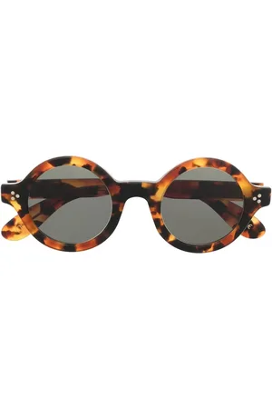 LESCA Saga round-frame sunglasses