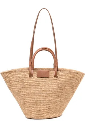 AGNÈS B. Raffia tote bag