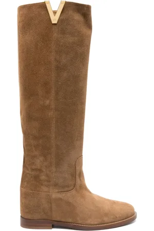 Via Roma Suede knee-high boots