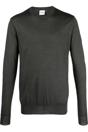 Aspesi Crew neck mélange-effect jumper