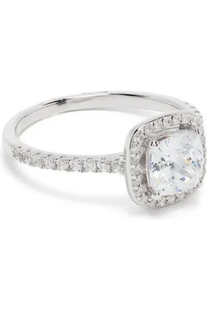 APM Monaco Small square pav?? ring
