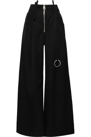 The Attico Wide-leg wool trousers