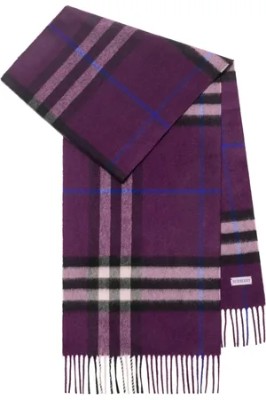 Burberry Checked cashmere scarf