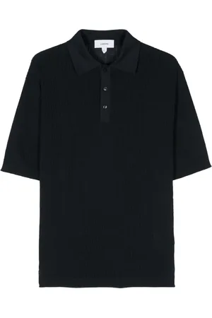 LARDINI Open-knit polo shirt