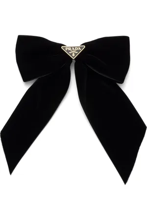 Prada Velvet bow hair clip