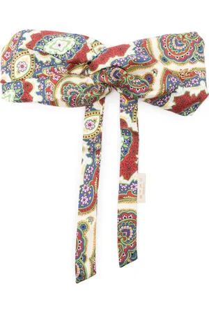 Etro Floral-print knot-detailed hairband