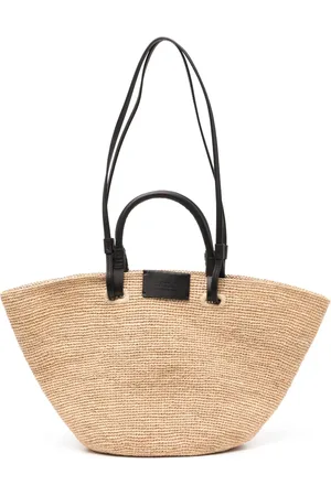 AGNÈS B. Raffia tote bag